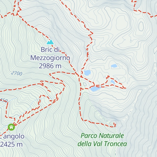 Map of Rifugio non gestito del Beth