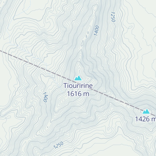 Map of Tiouririne