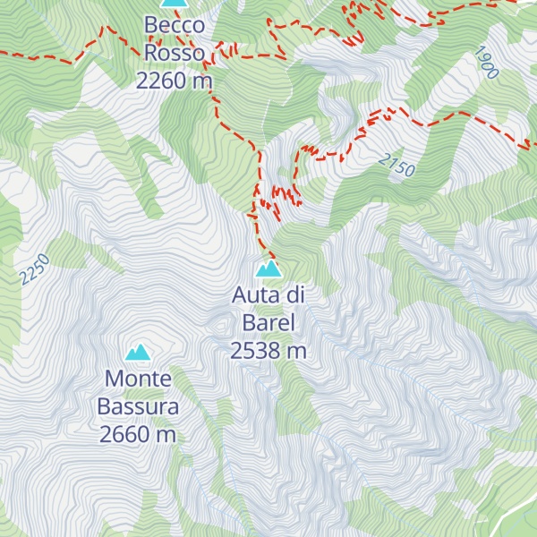 Map of Auta di Barel