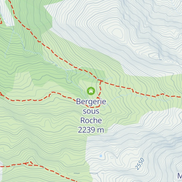 Map of Bergerie sous Roche