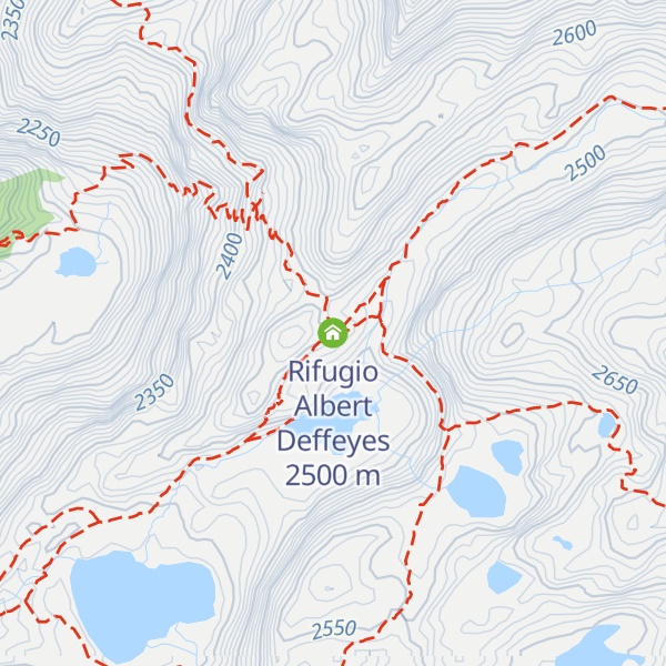 Map of Rifugio Albert Deffeyes