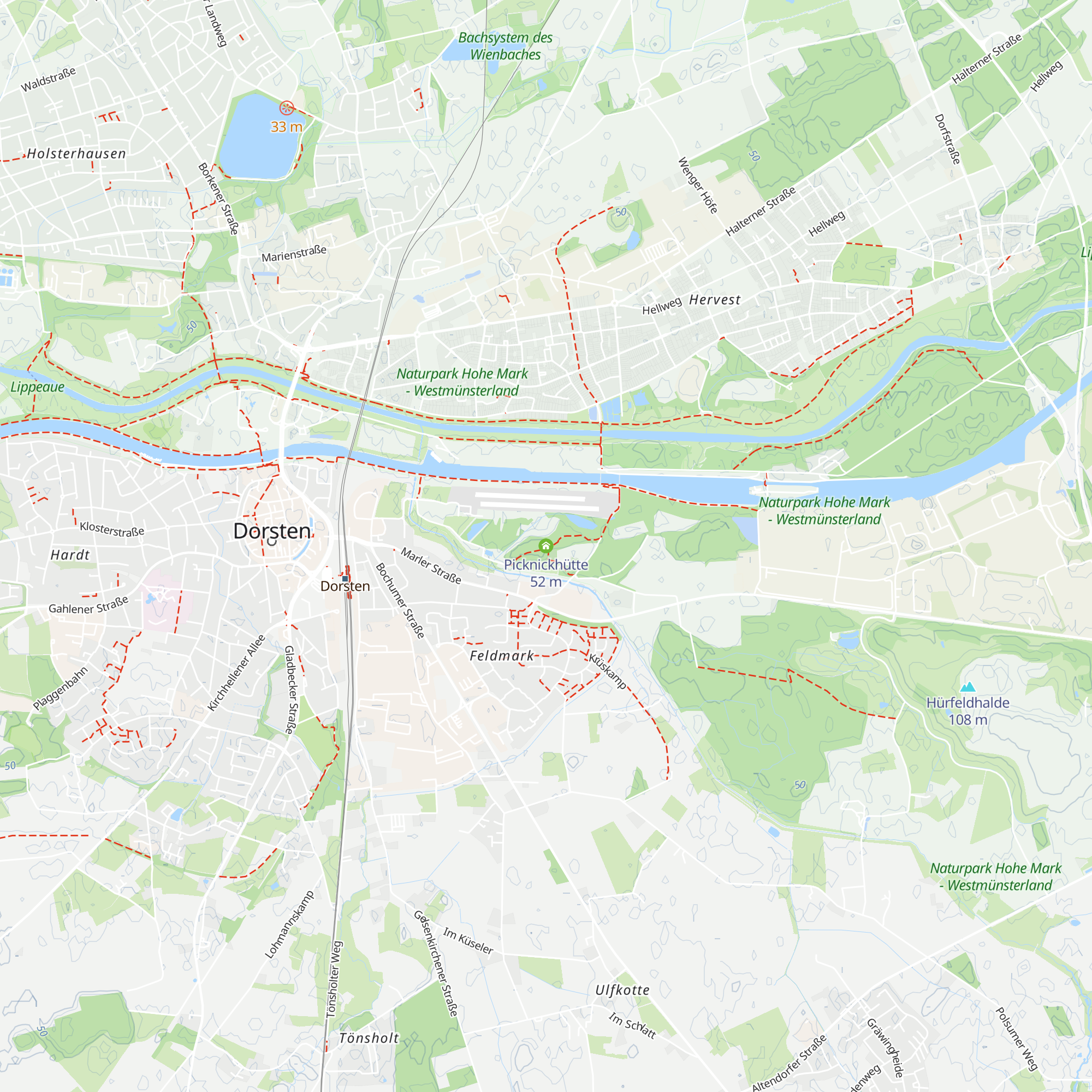 Picknickhütte map