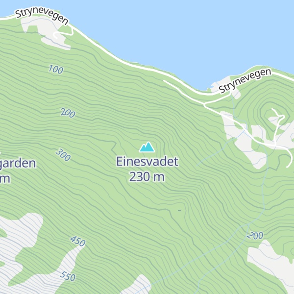 Map of Einesvadet