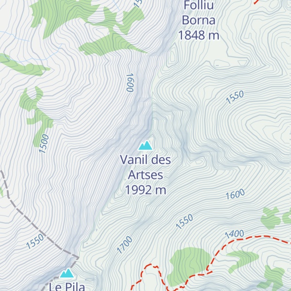Map of Vanil des Artses