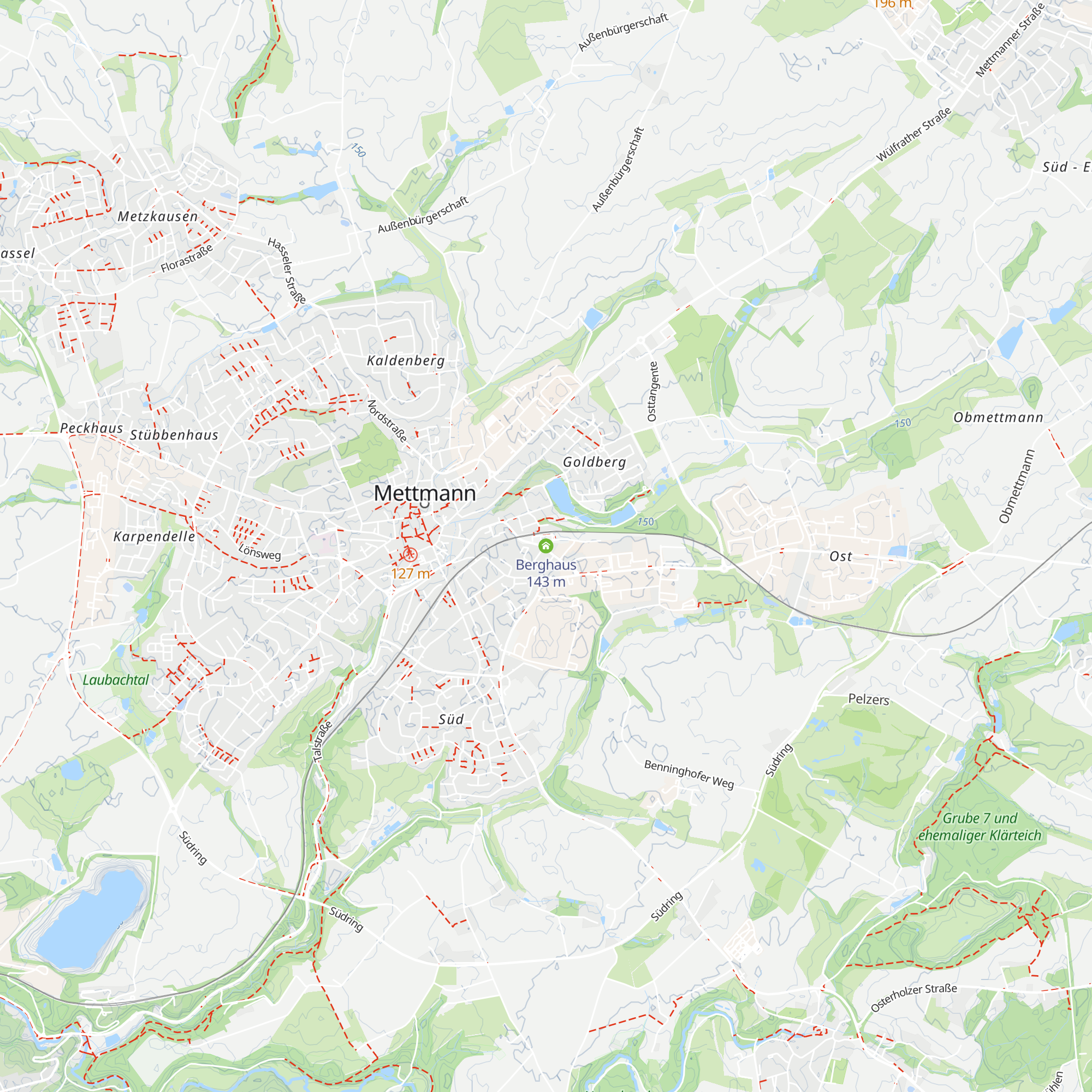 Berghaus map