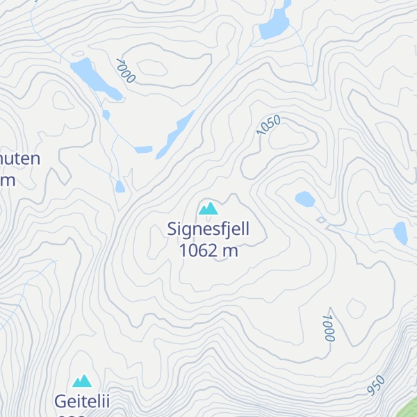 Map of Signesfjell