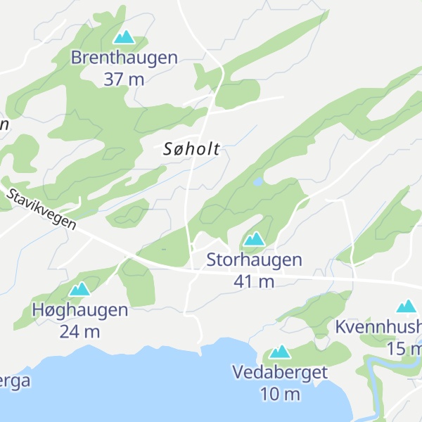 Map of Varghaugen
