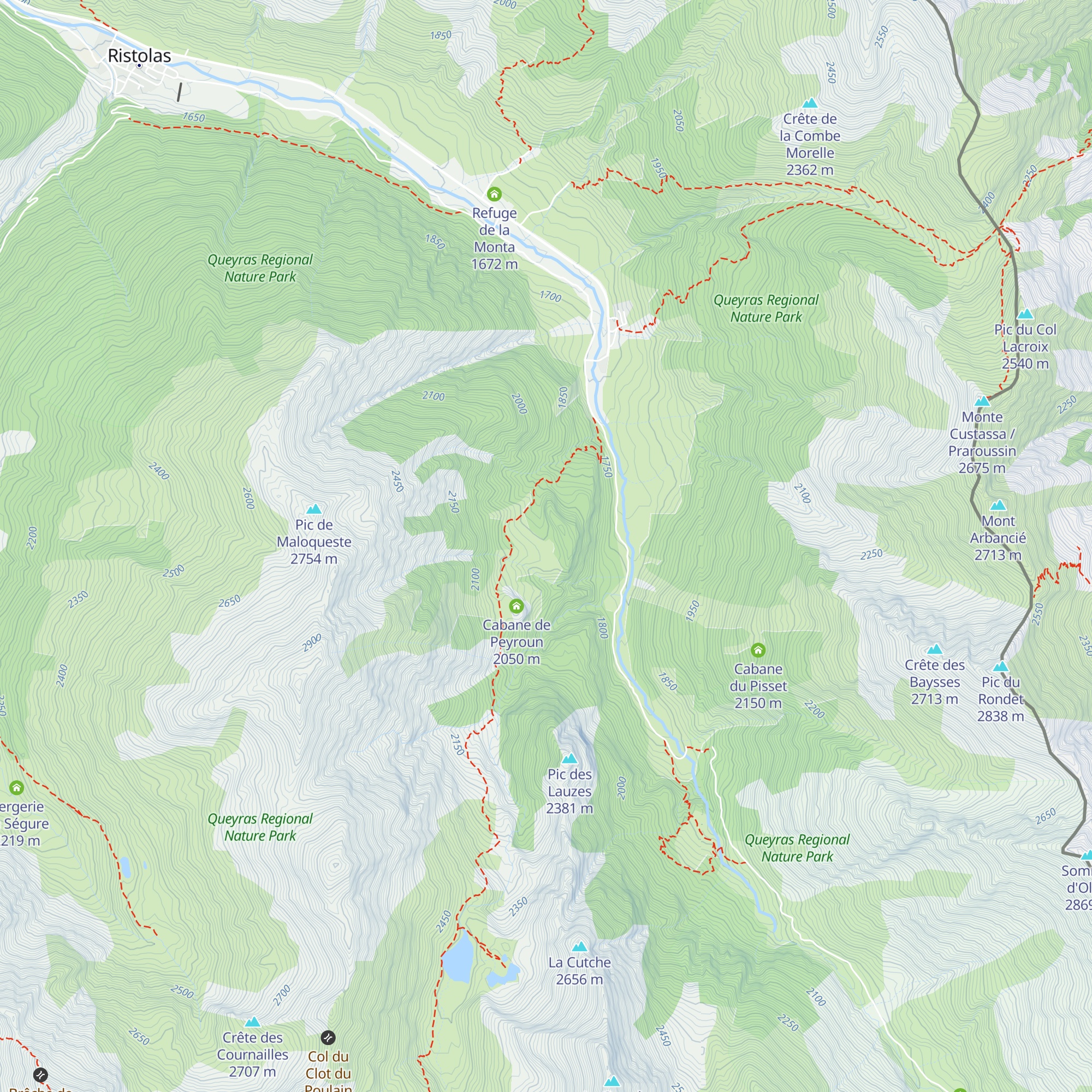Chalet de la Médille map