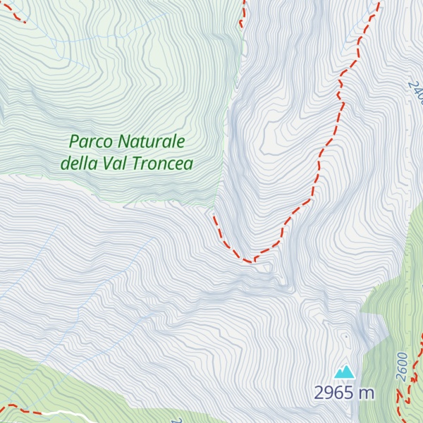 Map of Monte Barifreddo