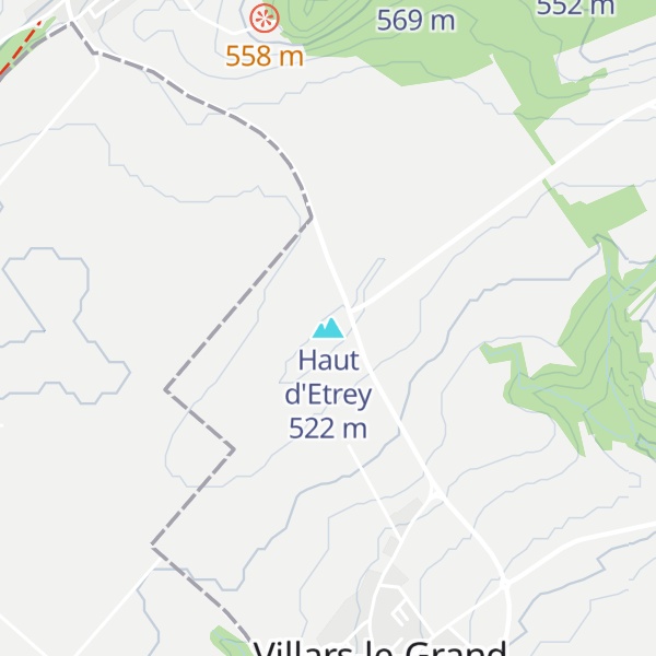 Map of Haut d'Etrey