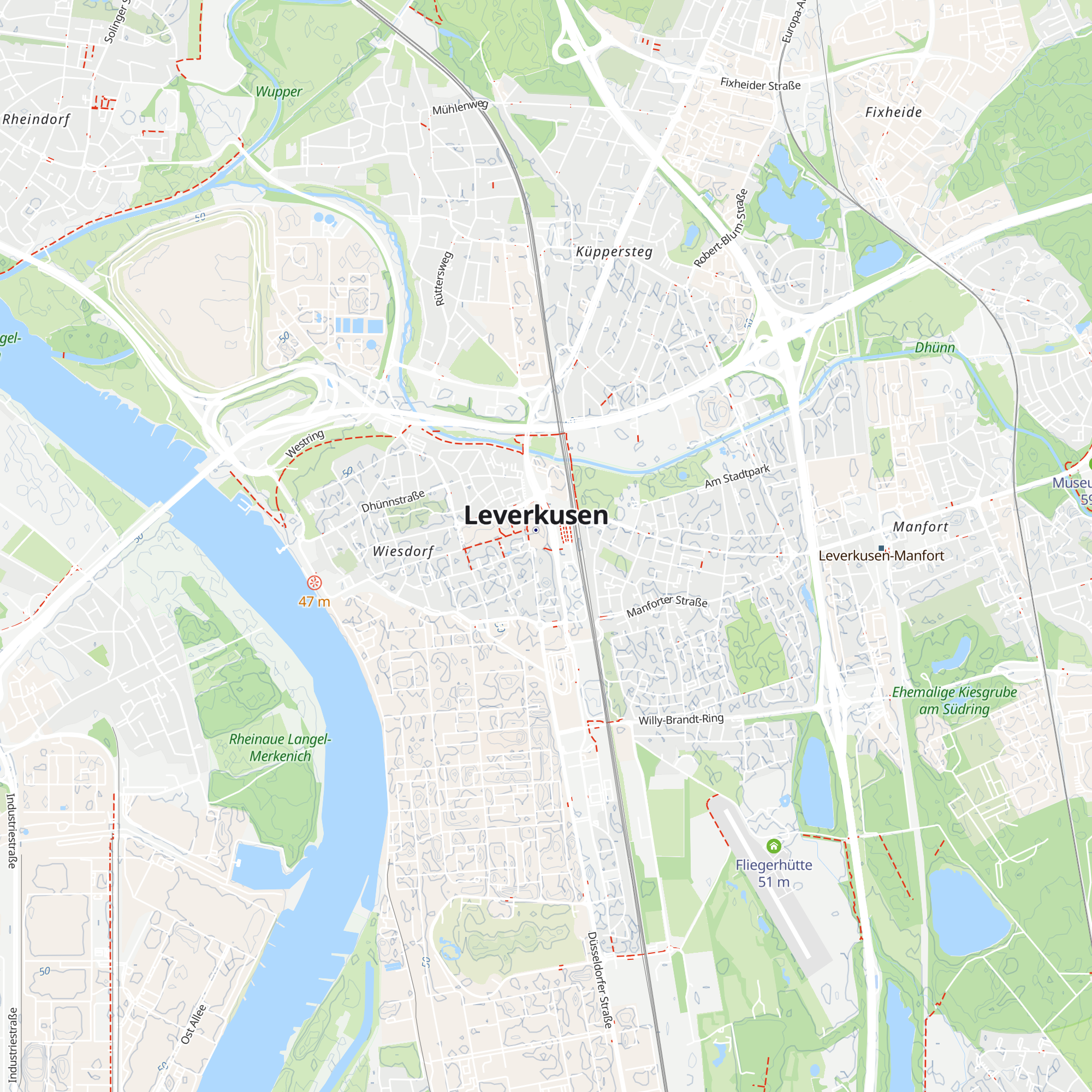 Wupsi-KundenCenter CityPoint map