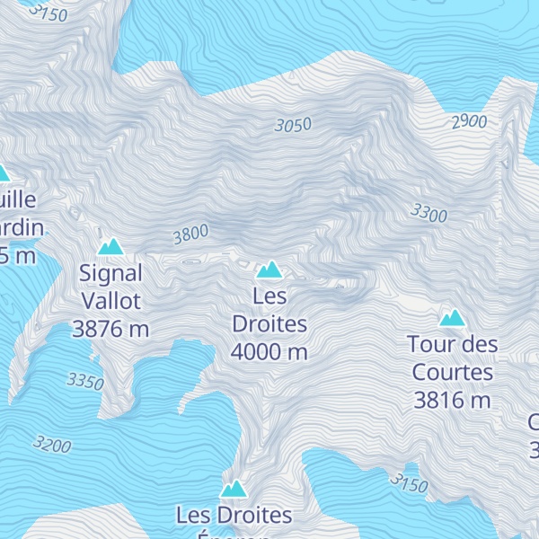 Map of Les Droites