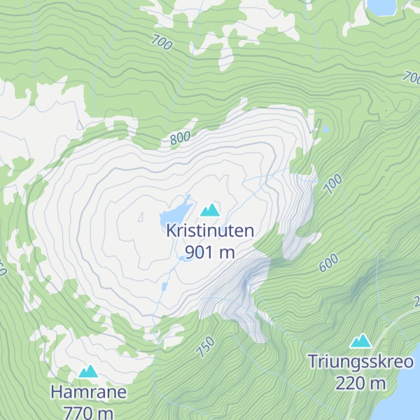 Map of Kristinuten