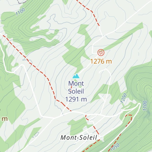 Map of Mont Soleil
