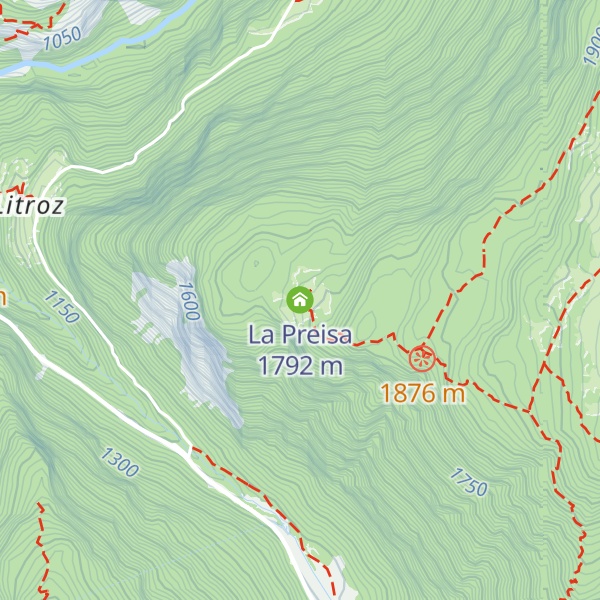 Map of La Preisa