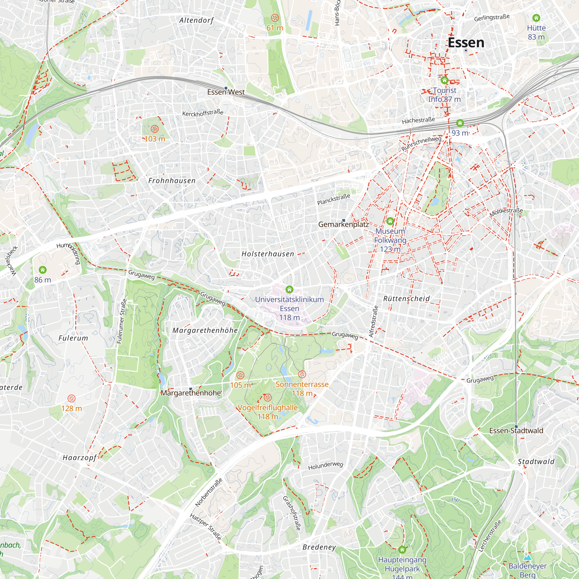 Universitätsklinikum Essen map