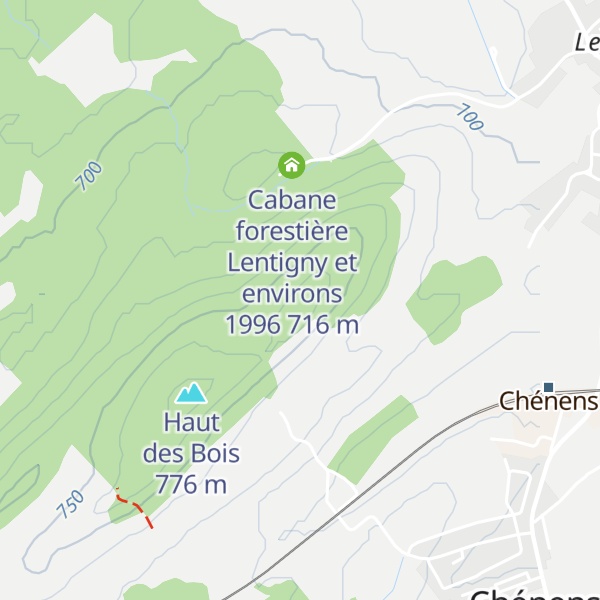 Map of Haut des Gottes