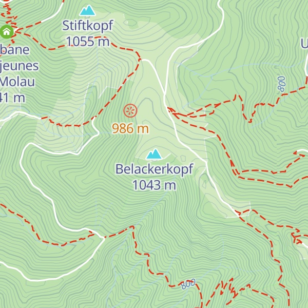 Map of Belackerkopf