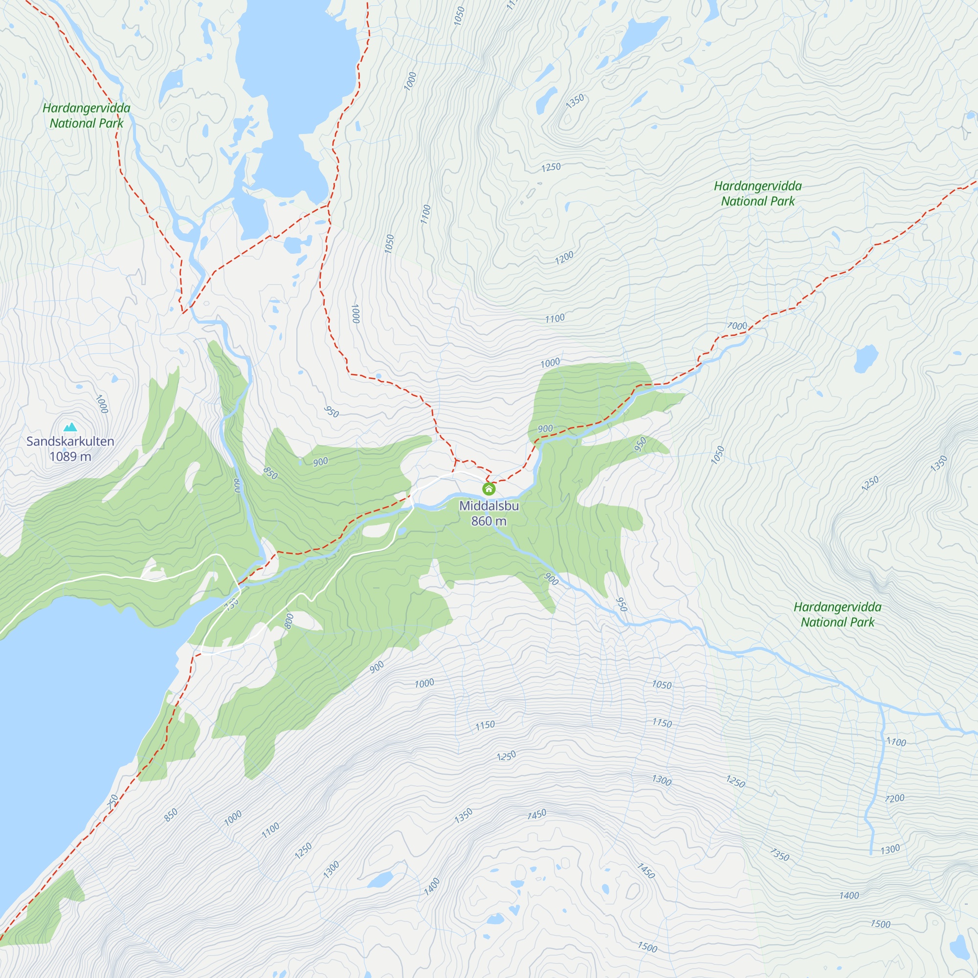 Middalsbu map