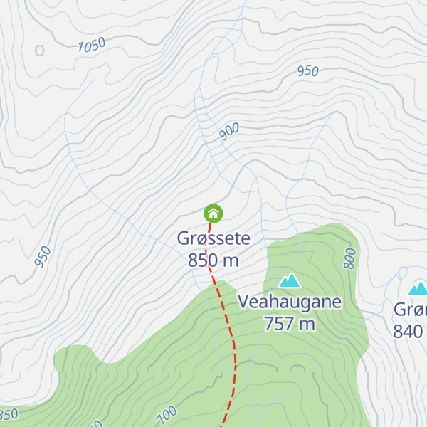 Map of Grøssete