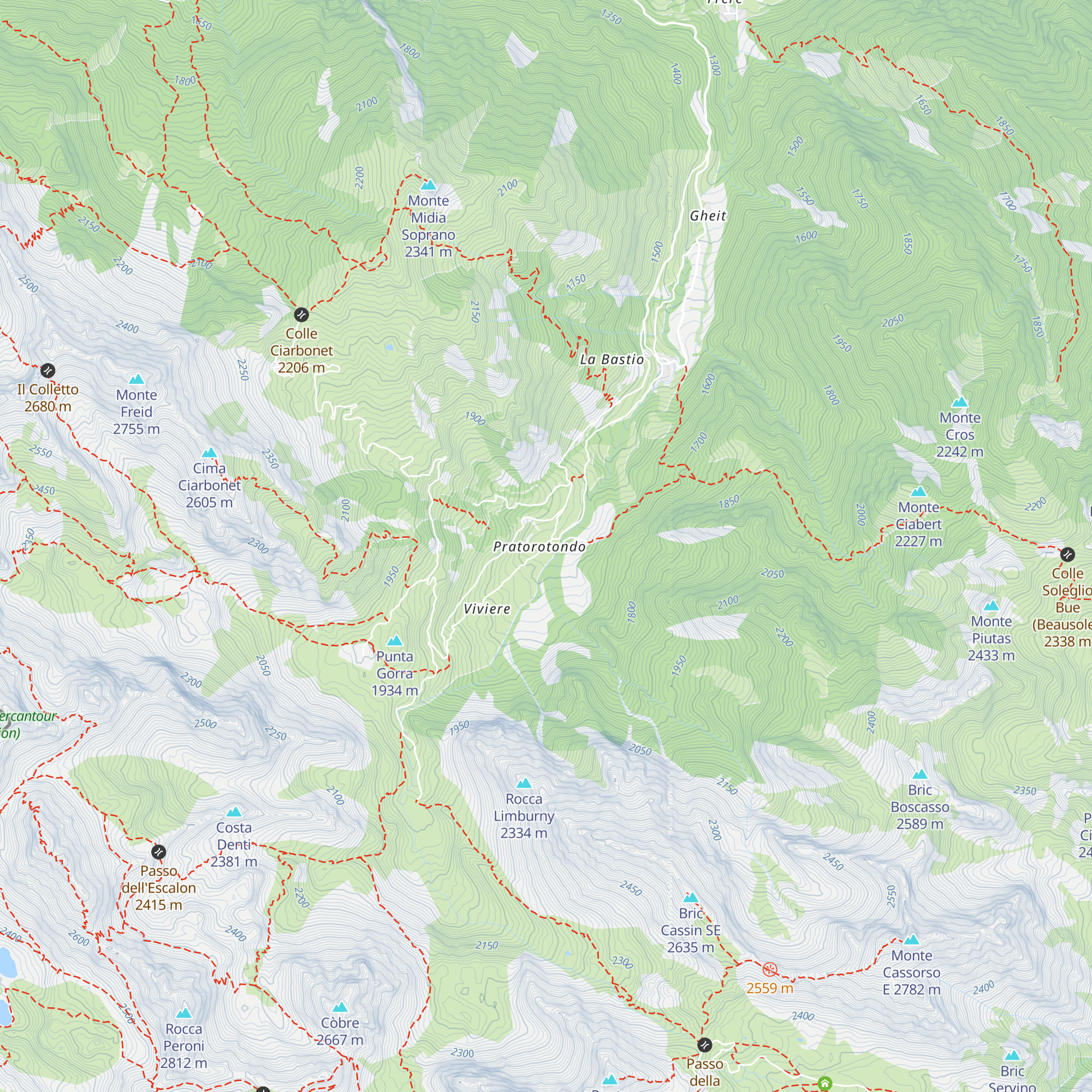 Capanna Sociale Unerzio map