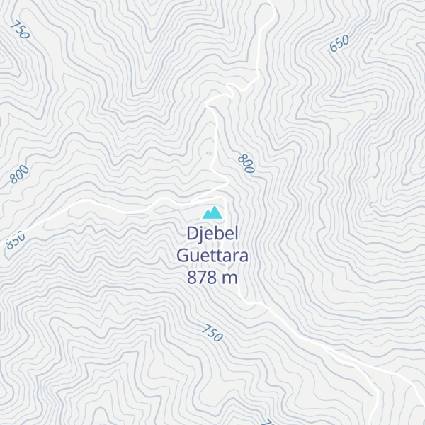 Map of Djebel Guettara