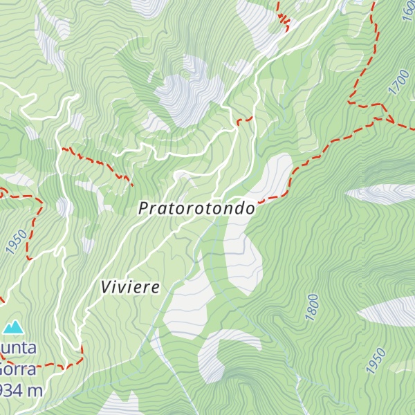 Map of Casa Alpina Lidia Occhetti