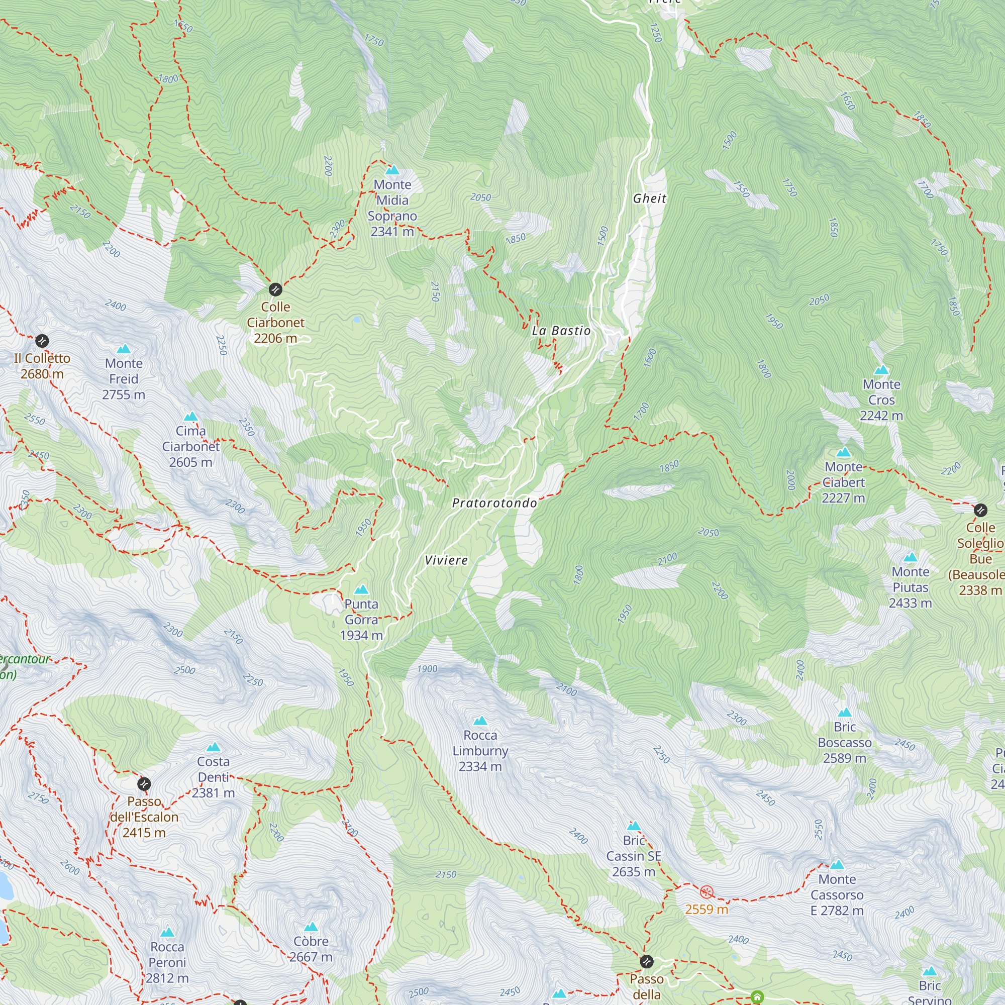 Casa Alpina Lidia Occhetti map