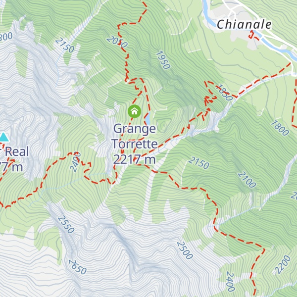Map of Grange Martinet
