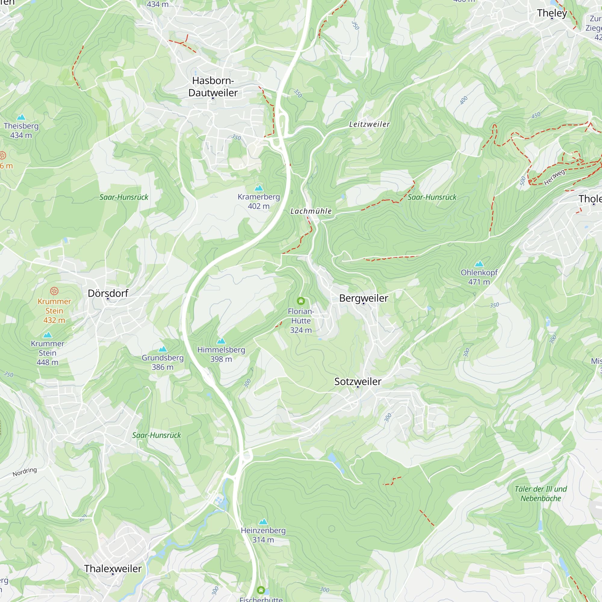 Florian-Hütte map