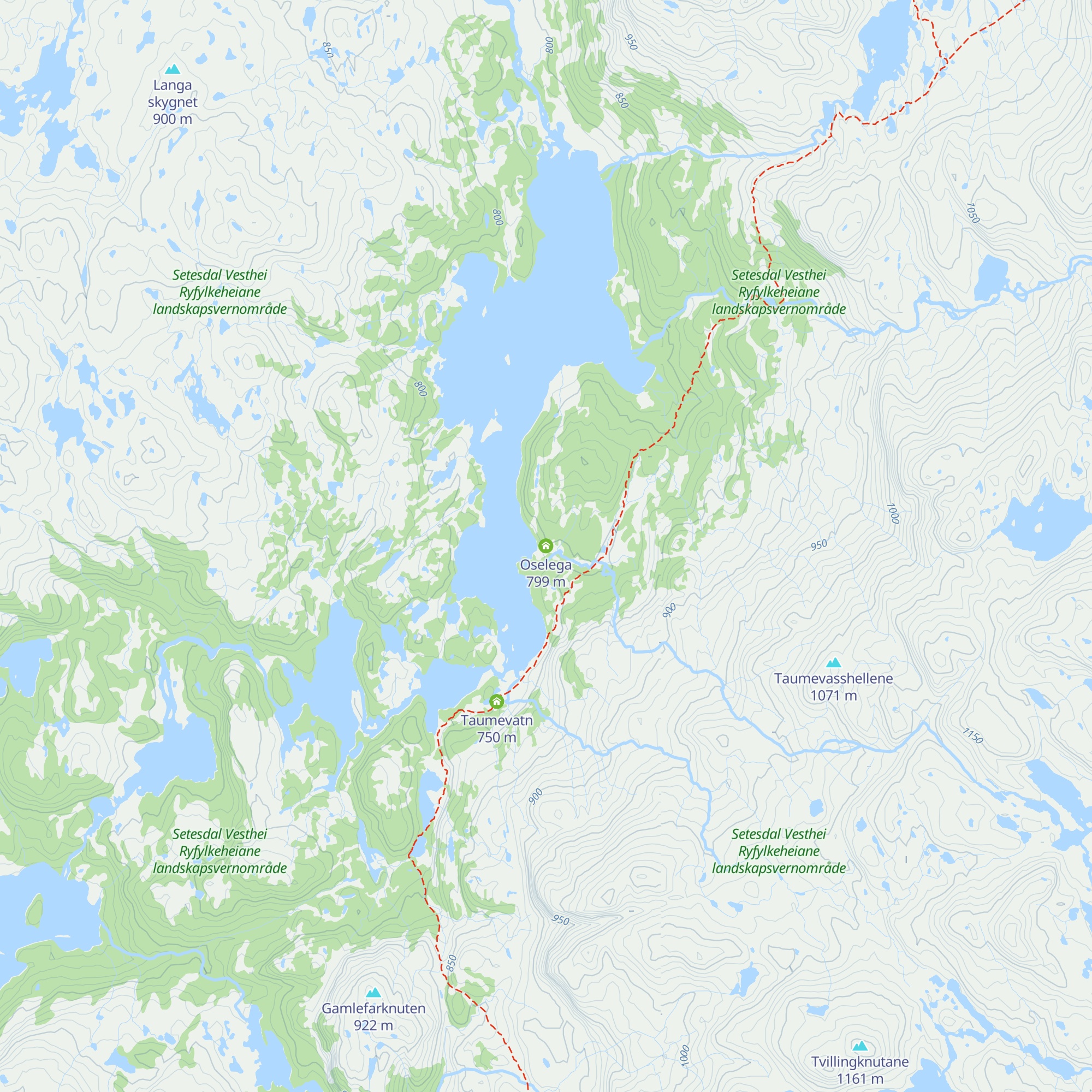 Oselega map