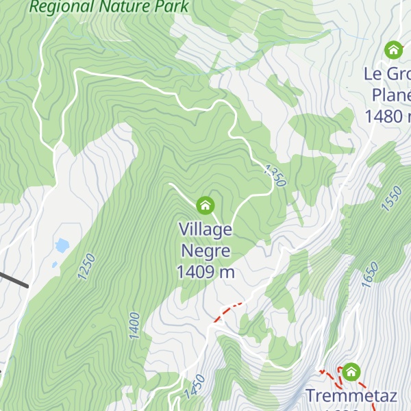 Map of Village Negre
