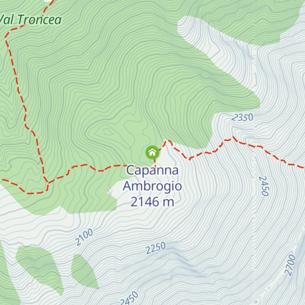 Map of Capanna Ambrogio