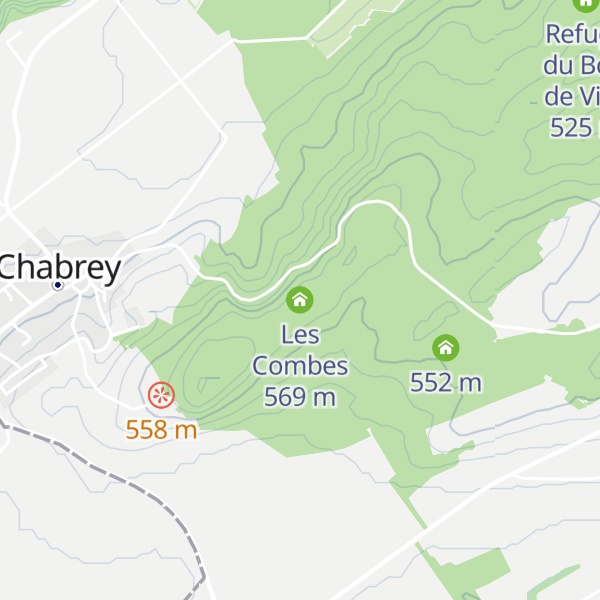 Map of Les Combes