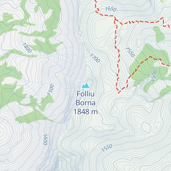 Map of Folliu Borna