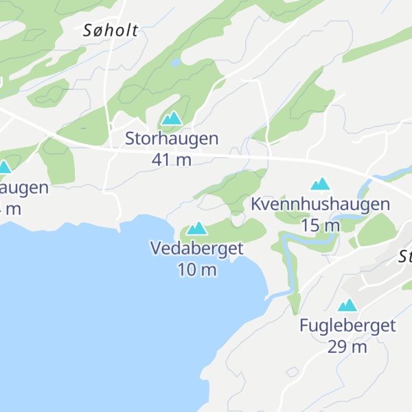 Map of Basthaugen
