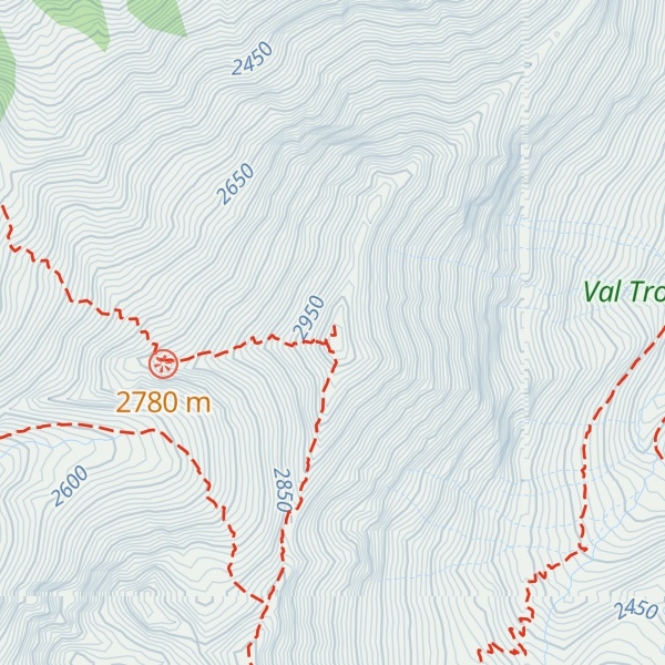 Map of Monte Albergian