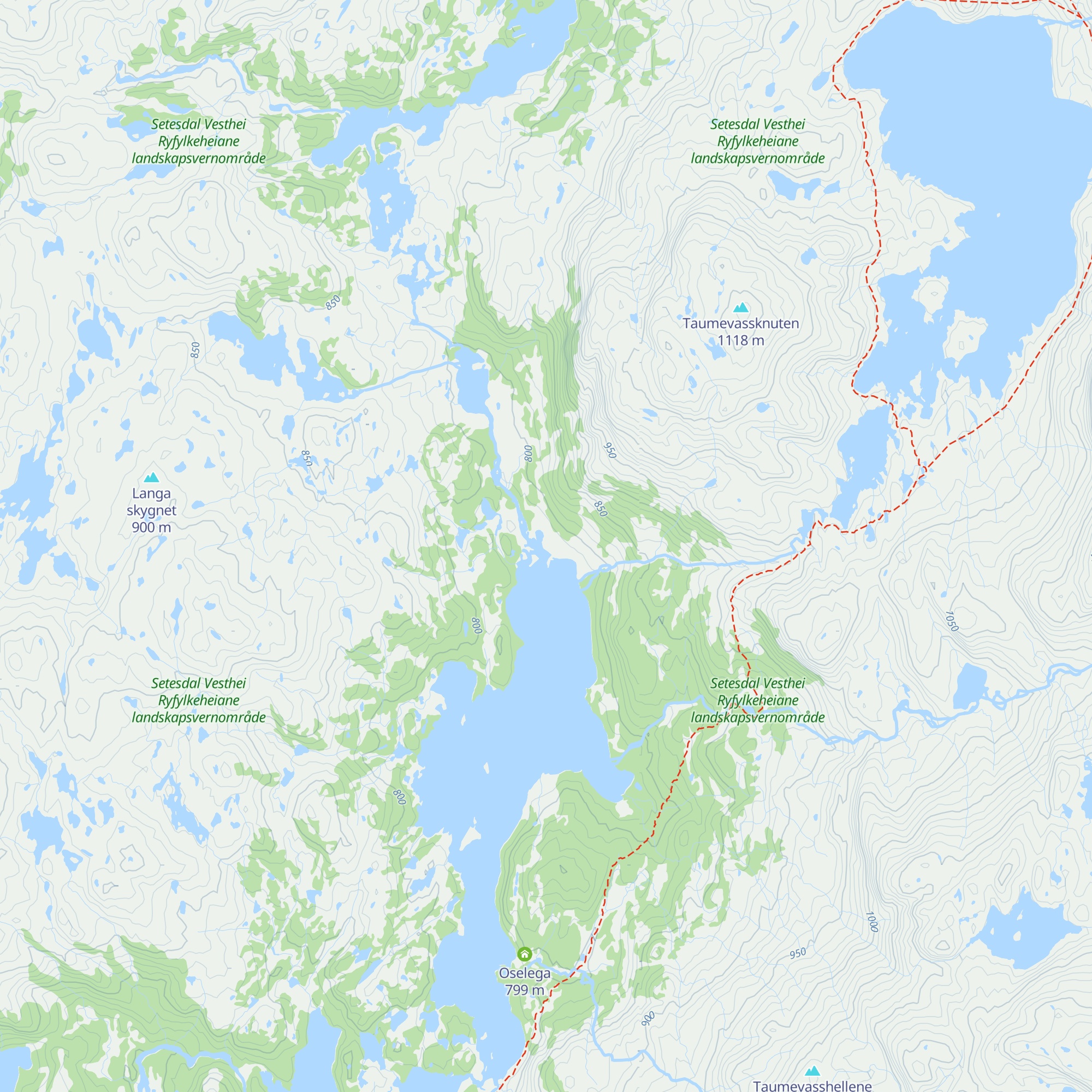 Taumevassletta map