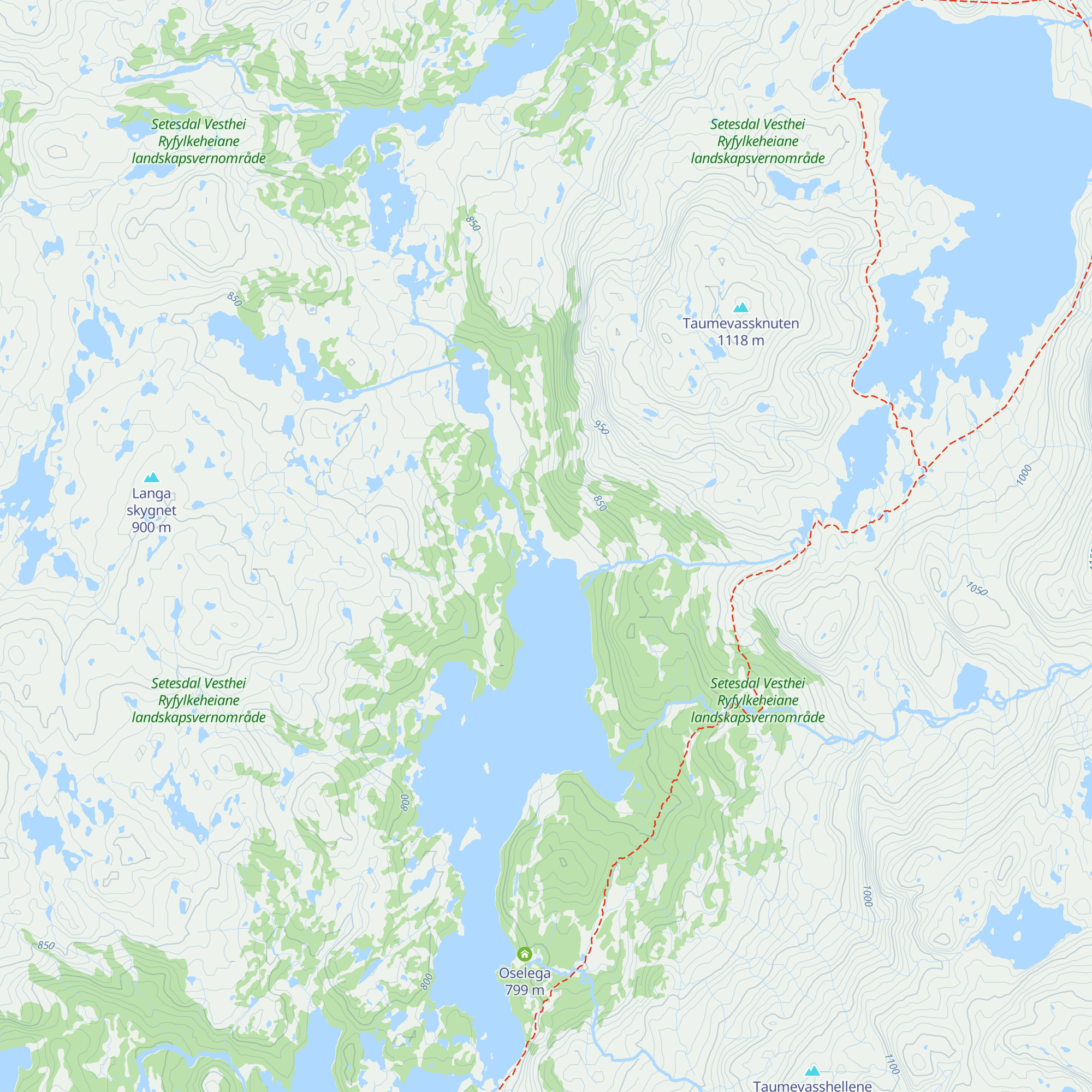 Taumevassletta map