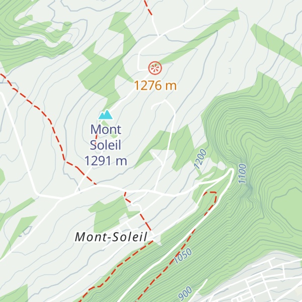 Map of Chalet de Mont-Soleil