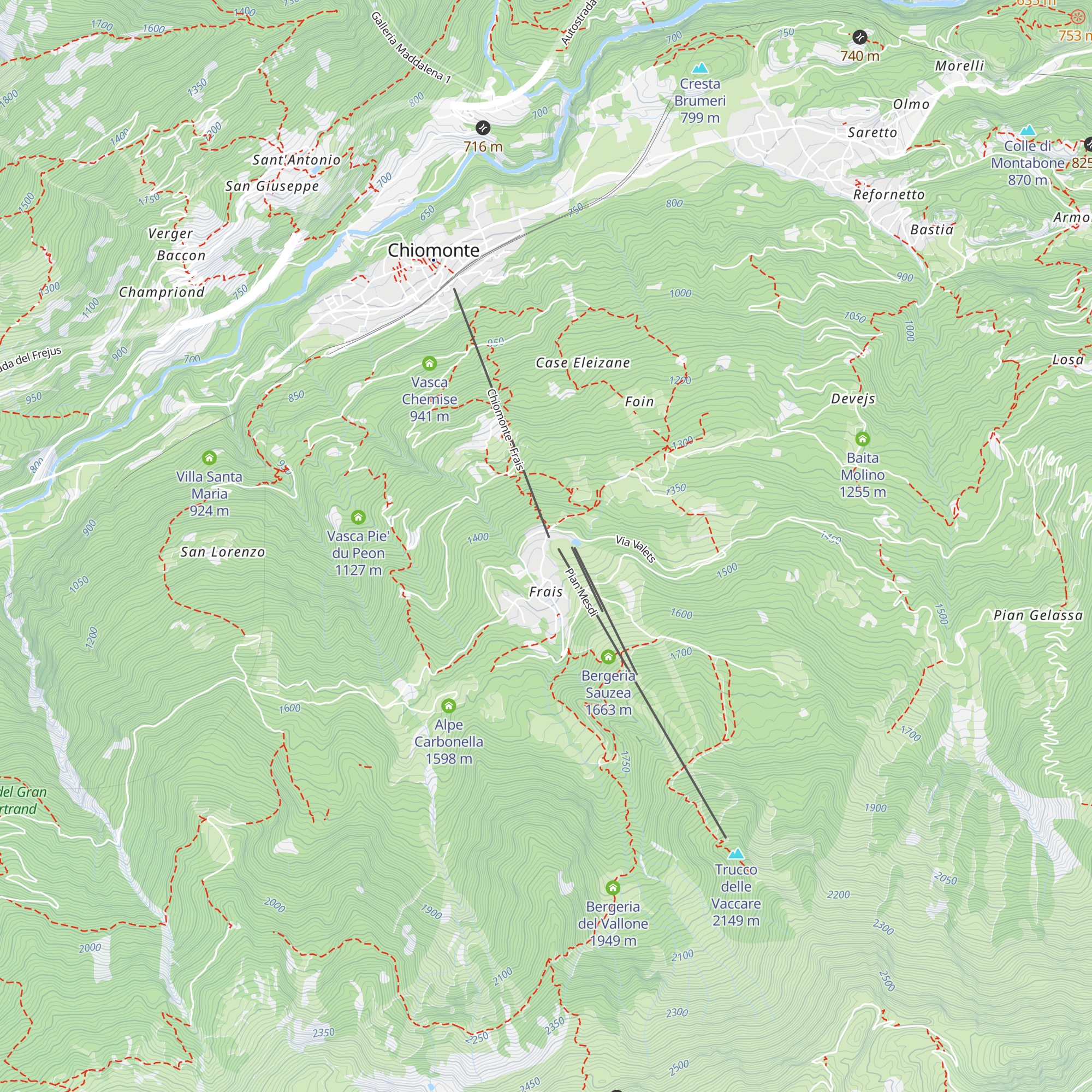 Locanda Assietta map