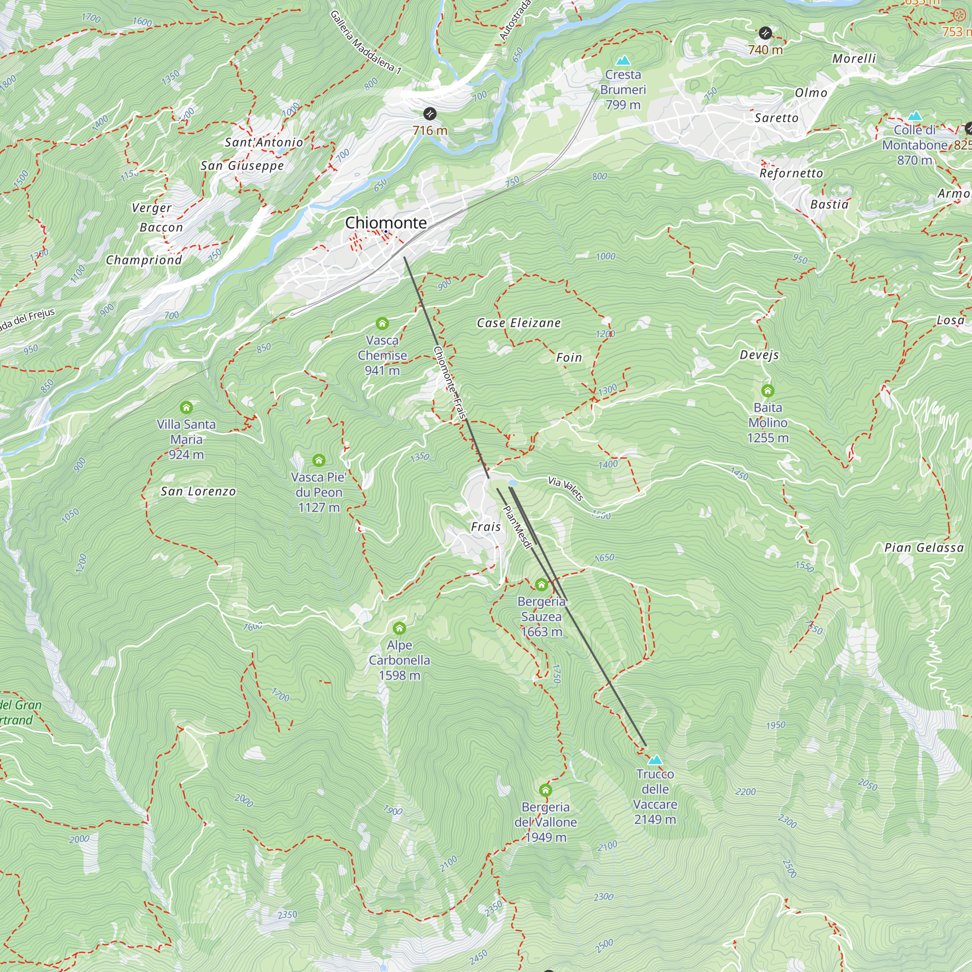 Locanda Assietta map