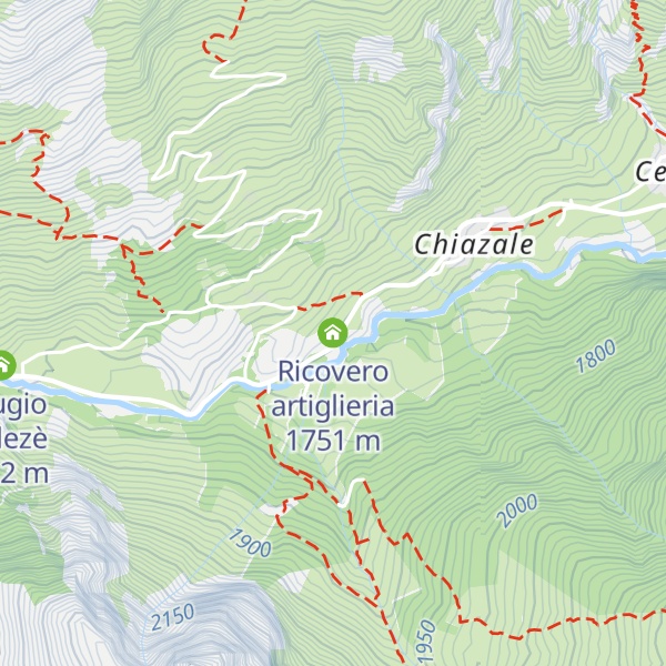 Map of Ricovero artiglieria