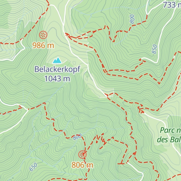 Map of Bannbergkopf