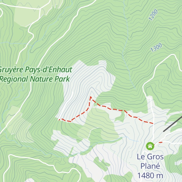 Map of La Cuvigne-Dessus
