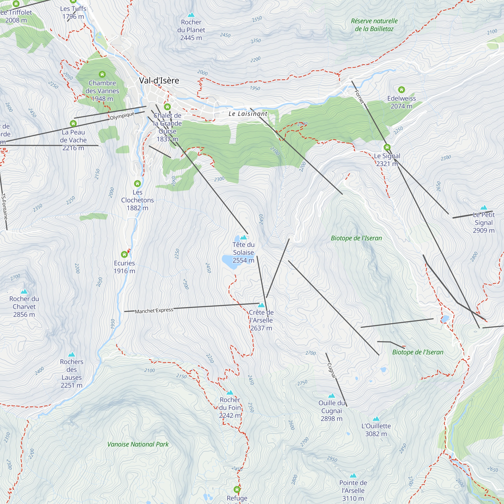 L'Ouillette map