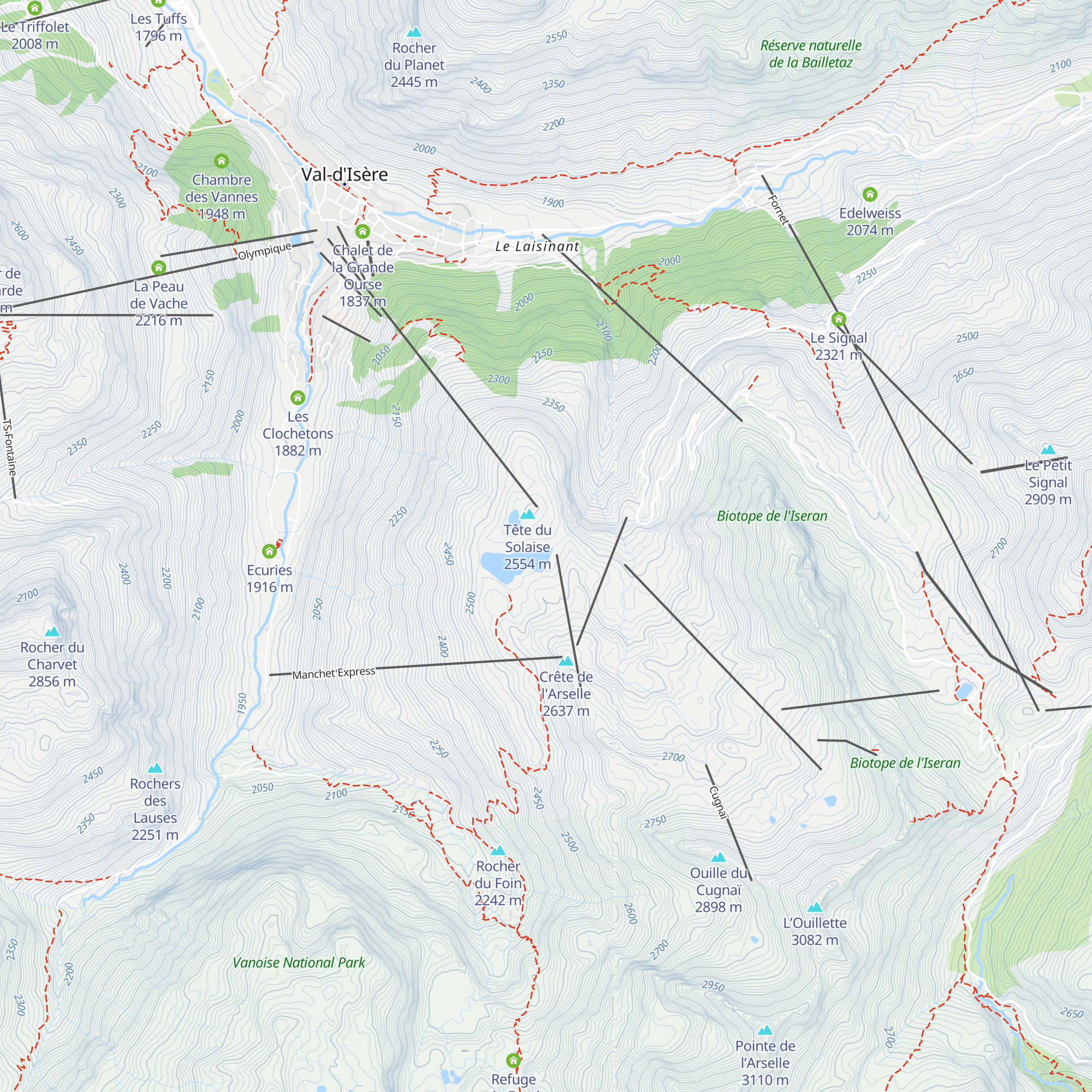L'Ouillette map