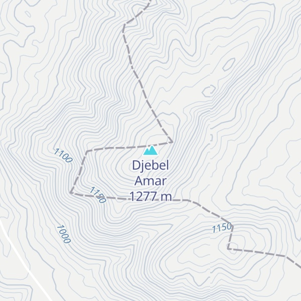 Map of Djebel Amar