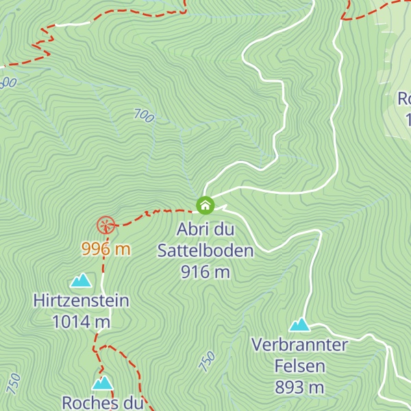 Map of Abri du Sattelboden