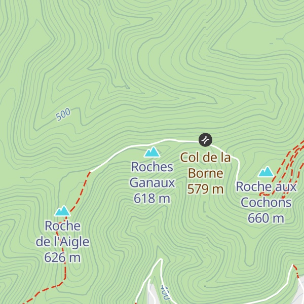 Map of Roches Ganaux